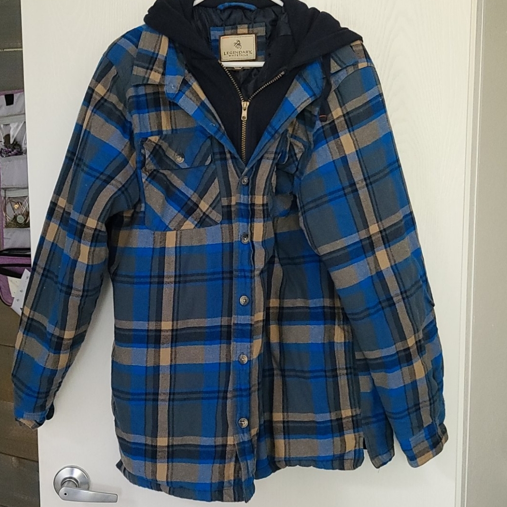 Men's flannel sweatshirt